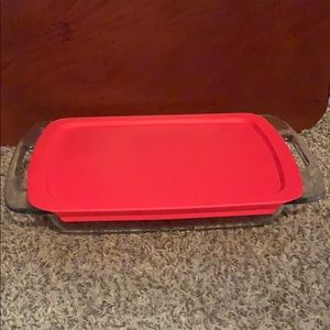 Pyrex 9x13 Glass Baking Dish w/Lid